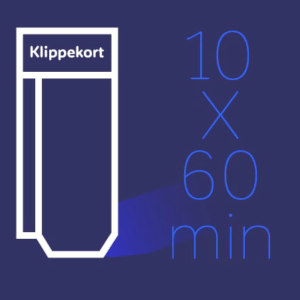 Klippekort til 10 x 60 min. undervisning/support